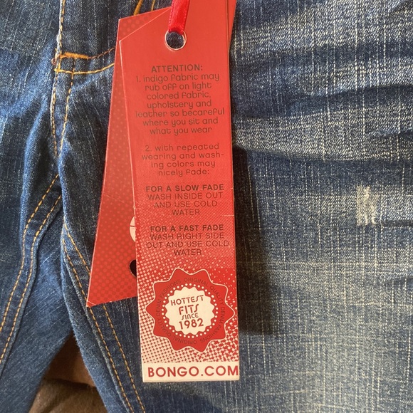 NWT BONGO Juniors Fab Fit Flare Jeans - Picture 5 of 8
